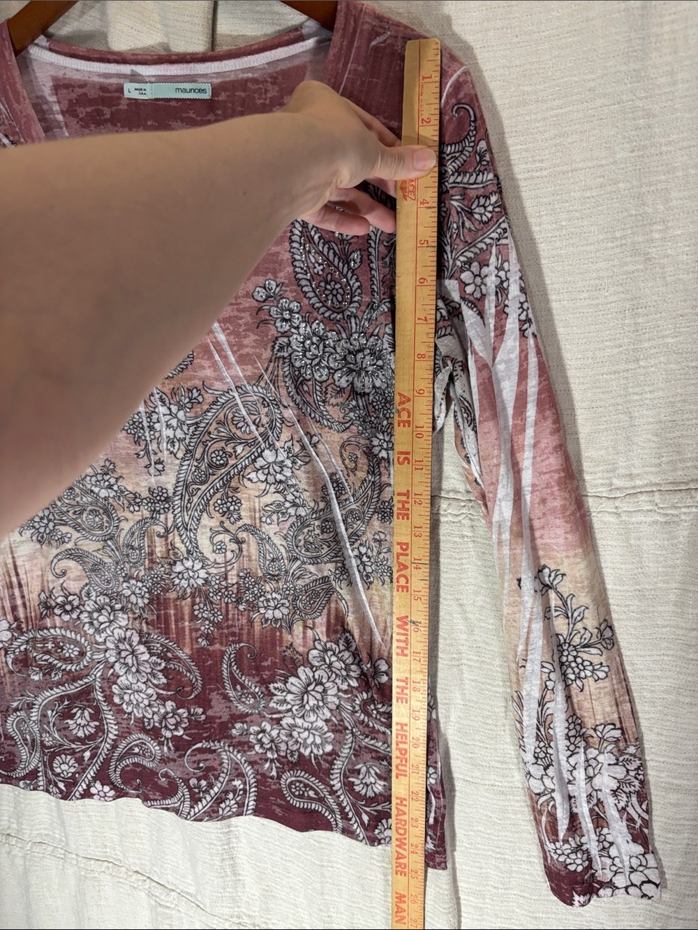 Maurice’s Vintage Style Pink Burnout Y2K Fairy Grunge - Picture 7 of 9